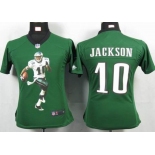 nike women nfl jerseys philadelphia eagles #10 jackson green[portrait fashion]