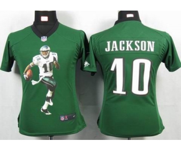 nike women nfl jerseys philadelphia eagles #10 jackson green[portrait fashion]