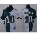 nike women nfl jerseys philadelphia eagles #10 jackson white-green[nike split]