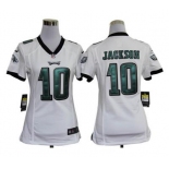 nike women nfl jerseys philadelphia eagles #10 jackson white[nike]