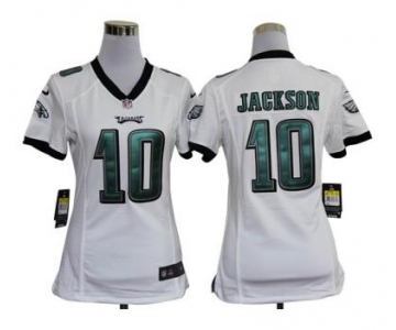 nike women nfl jerseys philadelphia eagles #10 jackson white[nike]