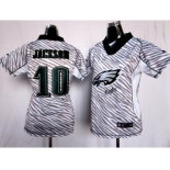 nike women nfl jerseys philadelphia eagles #10 jackson[fem fan zebra]