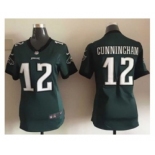 nike women nfl jerseys philadelphia eagles #12 randall cunningham green[nike]