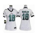 nike women nfl jerseys philadelphia eagles #18 jeremy maclin white[nike]