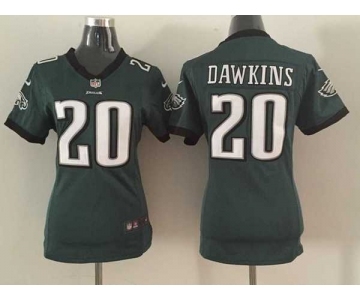 nike women nfl jerseys philadelphia eagles #20 brian dawkins green[nike]