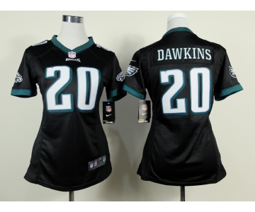 nike women nfl jerseys philadelphia eagles #20 dawkins black[nike]