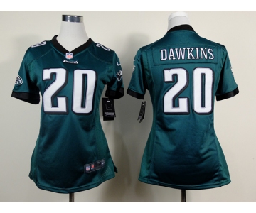 nike women nfl jerseys philadelphia eagles #20 dawkins green[nike]