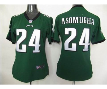 nike women nfl jerseys philadelphia eagles #24 asomugha green[nike]