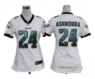 nike women nfl jerseys philadelphia eagles #24 asomugha white[nike]