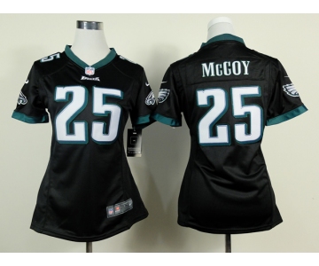 nike women nfl jerseys philadelphia eagles #25 mccoy black[nike]