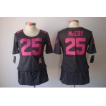 nike women nfl jerseys philadelphia eagles #25 mccoy dk.grey[breast cancer awareness]