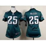 nike women nfl jerseys philadelphia eagles #25 mccoy green[nike]