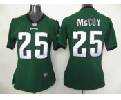 nike women nfl jerseys philadelphia eagles #25 mccoy green[nike]