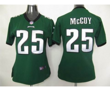 nike women nfl jerseys philadelphia eagles #25 mccoy green[nike]