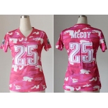 nike women nfl jerseys philadelphia eagles #25 mccoy pink[fashion camo]