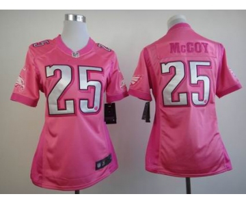 nike women nfl jerseys philadelphia eagles #25 mccoy pink[nike love's]