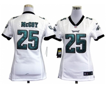 nike women nfl jerseys philadelphia eagles #25 mccoy white[nike]