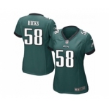 nike women nfl jerseys philadelphia eagles #58 jordan hicks green[nike][hicks]