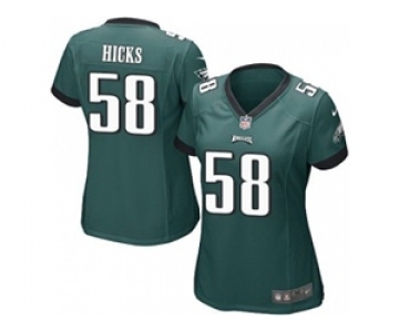 nike women nfl jerseys philadelphia eagles #58 jordan hicks green[nike][hicks]