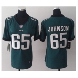 nike women nfl jerseys philadelphia eagles #65 johnson green[nike]