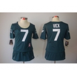 nike women nfl jerseys philadelphia eagles #7 vick green[breast cancer awareness]