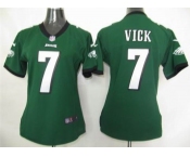 nike women nfl jerseys philadelphia eagles #7 vick green[nike]