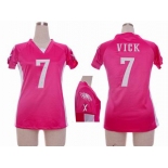 nike women nfl jerseys philadelphia eagles #7 vick pink[draft him ii top]