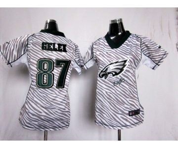 nike women nfl jerseys philadelphia eagles #87 celek[fem fan zebra]