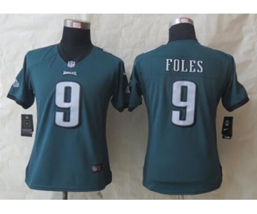 nike women nfl jerseys philadelphia eagles #9 foles green[nike]