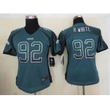 nike women nfl jerseys philadelphia eagles #92 r.white green[nike drift fashion]