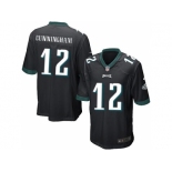 Youth Nike Philadelphia Eagles #12 Randall Cunningham Black Jerseys