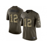 Youth Nike Philadelphia Eagles #12 Randall Cunningham Green Salute to Service Jerseys