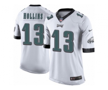 Youth Nike Philadelphia Eagles #13 Mack Hollins Limited White NFL Jersey