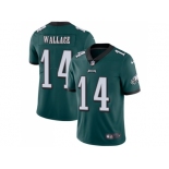 Youth Nike Philadelphia Eagles #14 Mike Wallace Midnight Green Team Color Stitched NFL Vapor Untouchable Limited Jersey