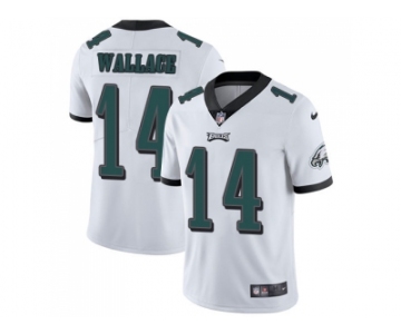 Youth Nike Philadelphia Eagles #14 Mike Wallace White Stitched NFL Vapor Untouchable Limited Jersey