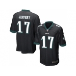 Youth Nike Philadelphia Eagles #17 Alshon Jeffery Black Alternate Stitched NFL New Elite Jersey