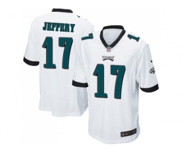 Youth Nike Philadelphia Eagles #17 Alshon Jeffery White Stitched NFL New Elite Jersey