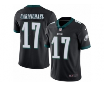 Youth Nike Philadelphia Eagles #17 Harold Carmichael Limited Black Rush NFL Jersey