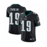 Youth Nike Philadelphia Eagles #19 Golden Tate III Black Alternate Vapor Untouchable Limited Player NFL Jersey