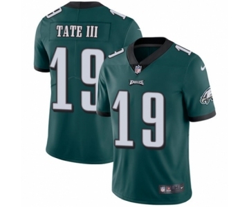 Youth Nike Philadelphia Eagles #19 Golden Tate III Midnight Green Team Color Vapor Untouchable Limited Player NFL Jersey