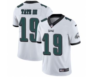 Youth Nike Philadelphia Eagles #19 Golden Tate III White Vapor Untouchable Limited Player NFL Jersey