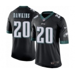 Youth Nike Philadelphia Eagles #20 Brian Dawkins Black Alternate NFL Jersey