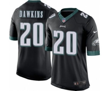 Youth Nike Philadelphia Eagles #20 Brian Dawkins Black Alternate NFL Jersey