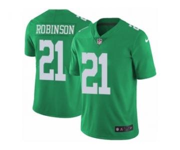 Youth Nike Philadelphia Eagles #21 Patrick Robinson Limited Green Rush NFL Jersey