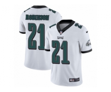 Youth Nike Philadelphia Eagles #21 Patrick Robinson White Vapor Untouchable Limited Player NFL Jersey