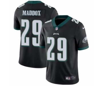 Youth Nike Philadelphia Eagles #29 Avonte Maddox Black Alternate Vapor Untouchable Limited Player NFL Jersey