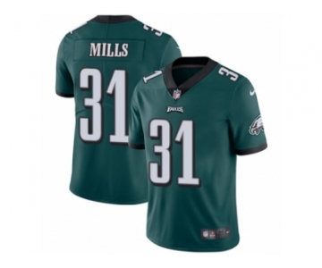 Youth Nike Philadelphia Eagles #31 Jalen Mills Midnight Green Team Color Vapor Untouchable Limited Player NFL Jersey