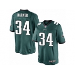 Youth Nike Philadelphia Eagles #34 Kenjon Barner Limited Midnight Green Team Color NFL Jersey