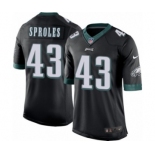 Youth Nike Philadelphia Eagles #43 Darren Sproles Black Alternate NFL Jersey