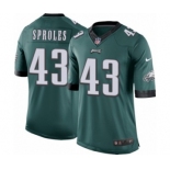 Youth Nike Philadelphia Eagles #43 Darren Sproles Midnight Green Team Color NFL Jersey